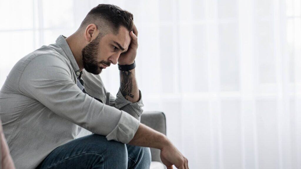 Man facing challenges of heroin addiction.